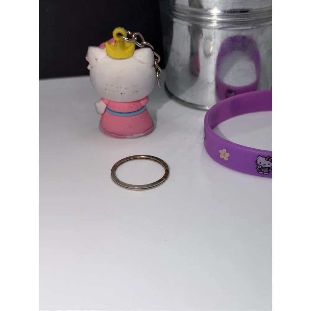 Hello Kitty Cute Keychain Accessories With Bracelet